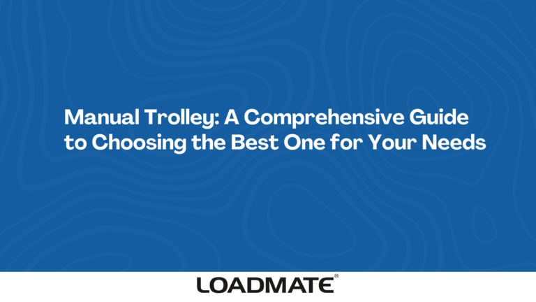 Manual Trolley A Comprehensive Guide