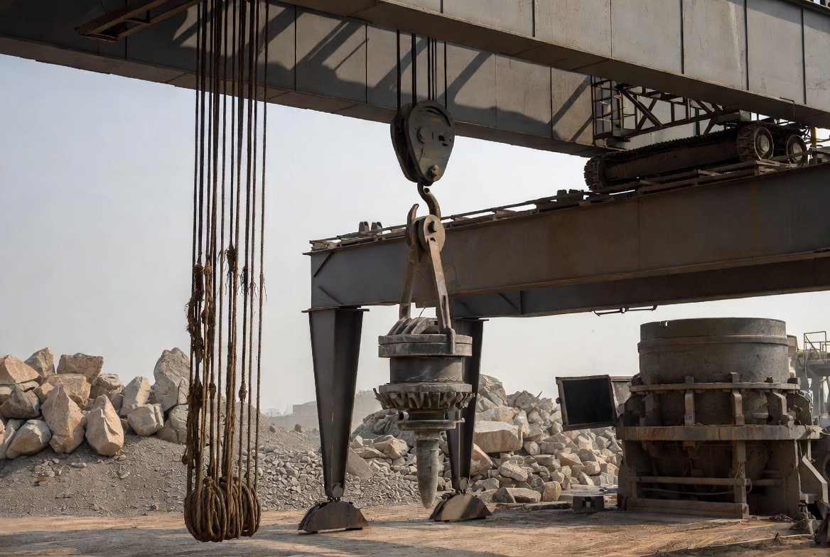 LOADMATE Crusher & raw material